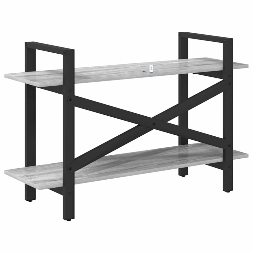 Produktbild för Hyllsystem Grå Sonoma 100 x 33,5 x 64 cm Konstruerat trä