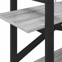 Produktbild för Hyllsystem Grå Sonoma 100 x 33,5 x 64 cm Konstruerat trä