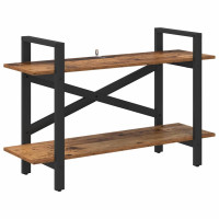 Produktbild för Hyllsystem Gammalt trä 100 x 33,5 x 64 cm Konstruerat trä