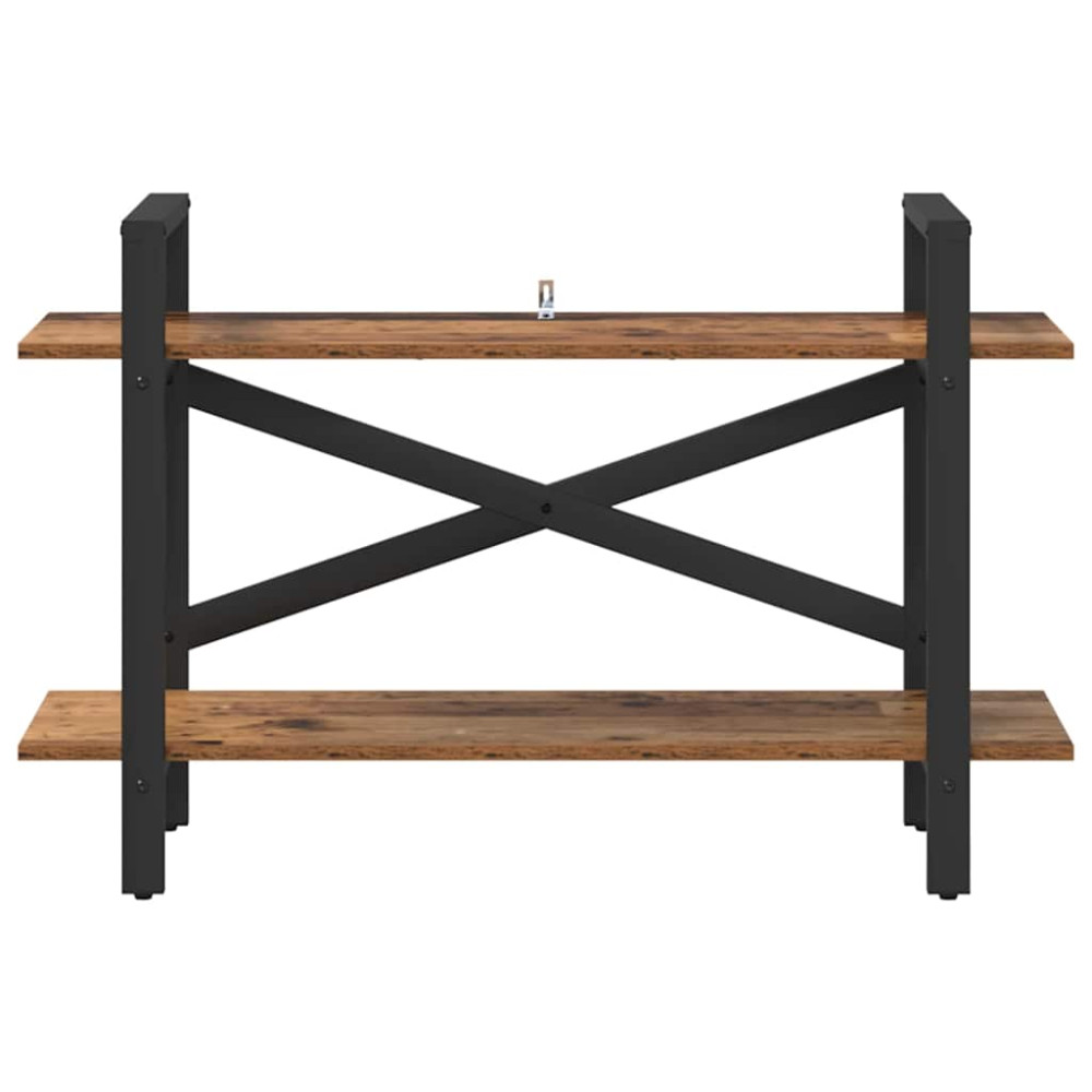 Produktbild för Hyllsystem Gammalt trä 100 x 33,5 x 64 cm Konstruerat trä