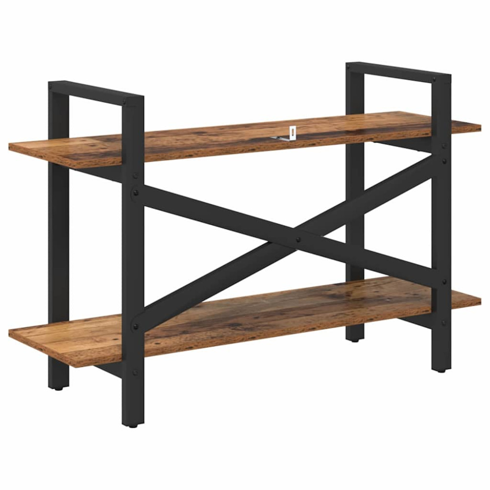 Produktbild för Hyllsystem Gammalt trä 100 x 33,5 x 64 cm Konstruerat trä