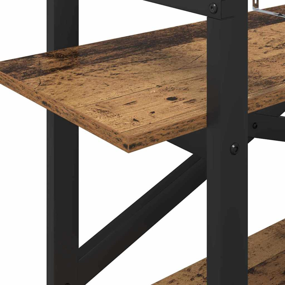 Produktbild för Hyllsystem Gammalt trä 100 x 33,5 x 64 cm Konstruerat trä