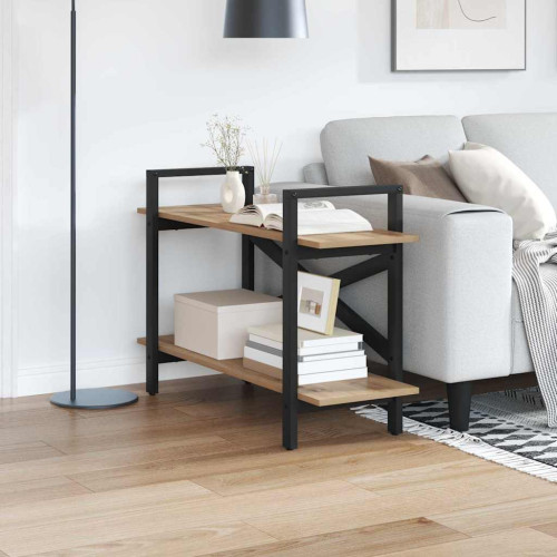 vidaXL Hyllsystem Artisan Ek 100 x 33,5 x 64 cm Konstruerat trä