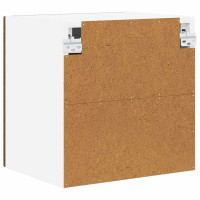 Produktbild för Väggglasförråd PORTO 2 pcs Brun Ek 40 x 31 x 40 cm