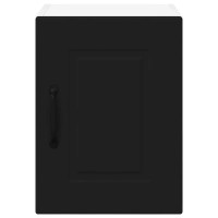 Produktbild för Väggskåp PORTO 2 pcs Svart 30 x 31 x 40 cm Konstruerat trä