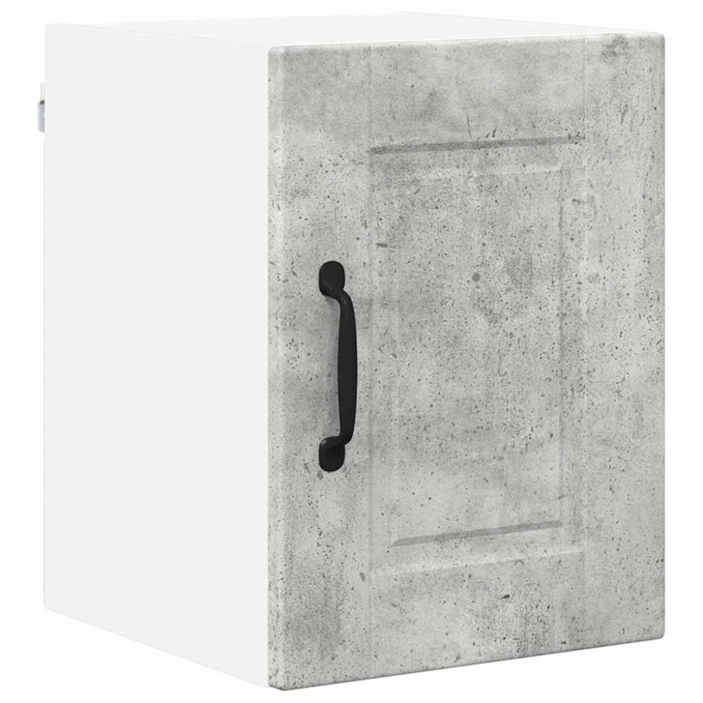 Produktbild för Väggskåp PORTO 2 pcs Betonggrå 30 x 31 x 40 cm Konstruerat trä