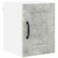 Produktbild för Väggskåp PORTO 2 pcs Betonggrå 30 x 31 x 40 cm Konstruerat trä
