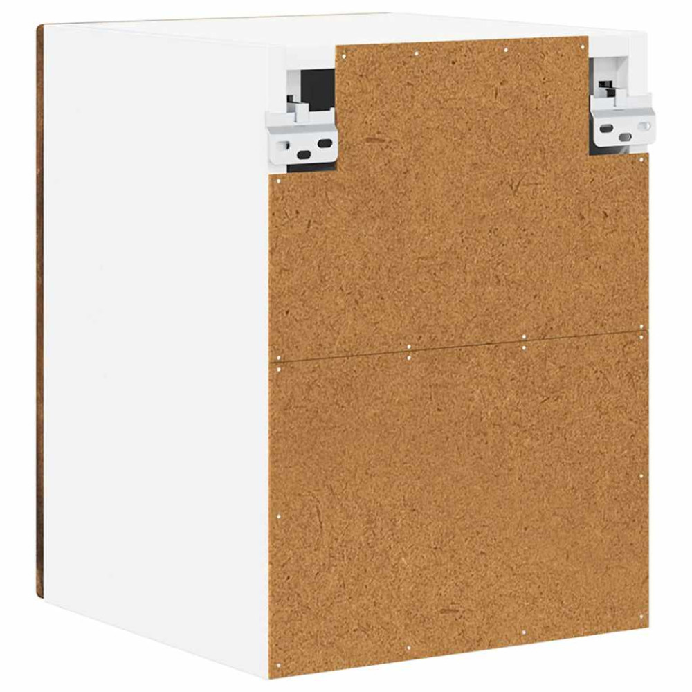 Produktbild för Väggskåp PORTO 2 pcs Rökt ek 30 x 31 x 40 cm Konstruerat trä