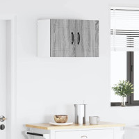 Produktbild för Väggskåp PORTO 2 pcs Grå Sonoma 30 x 31 x 40 cm Konstruerat trä