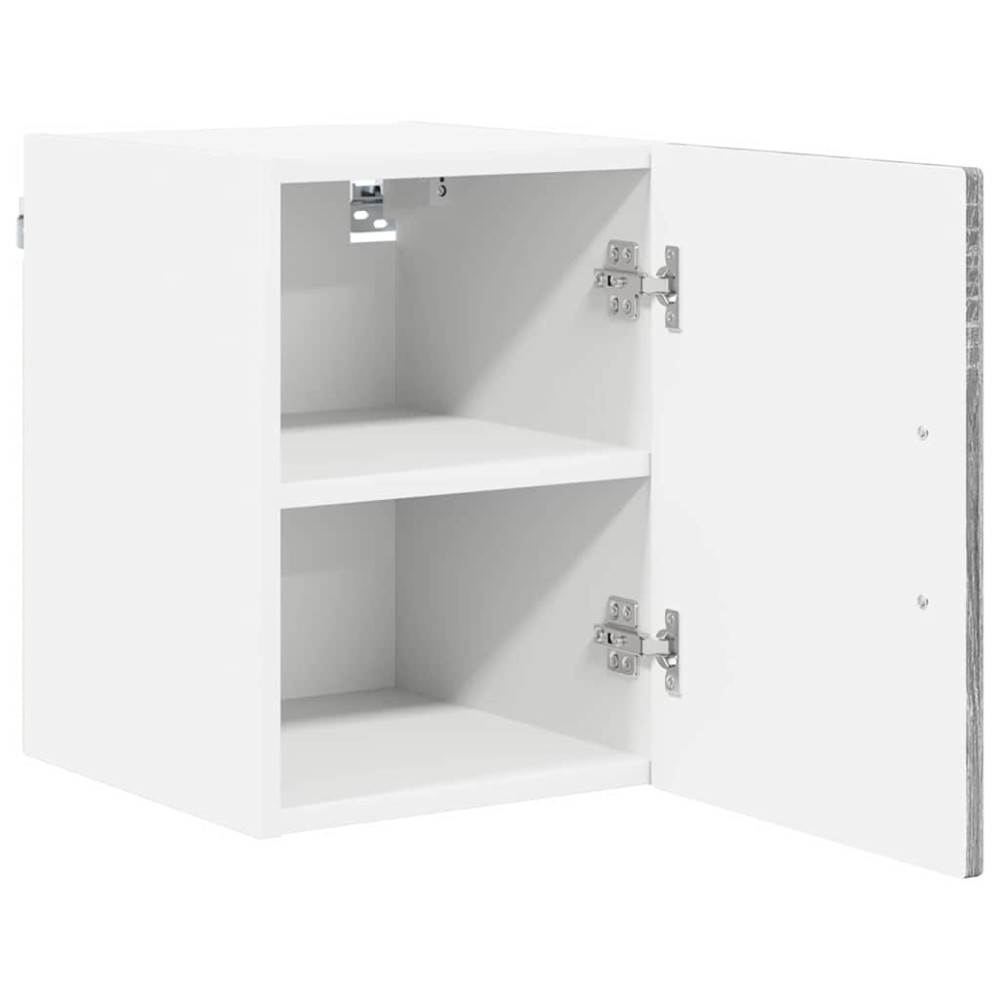Produktbild för Väggskåp PORTO 2 pcs Grå Sonoma 30 x 31 x 40 cm Konstruerat trä