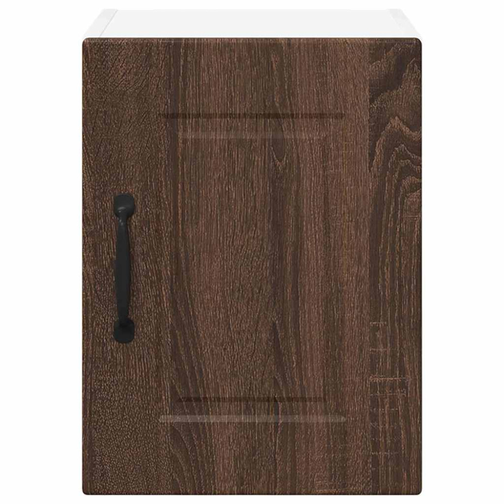 Produktbild för Väggskåp PORTO 2 pcs Brun Ek 30 x 31 x 40 cm Konstruerat trä