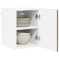 Produktbild för Väggskåp PORTO 2 pcs Gammalt trä 30 x 31 x 40 cm