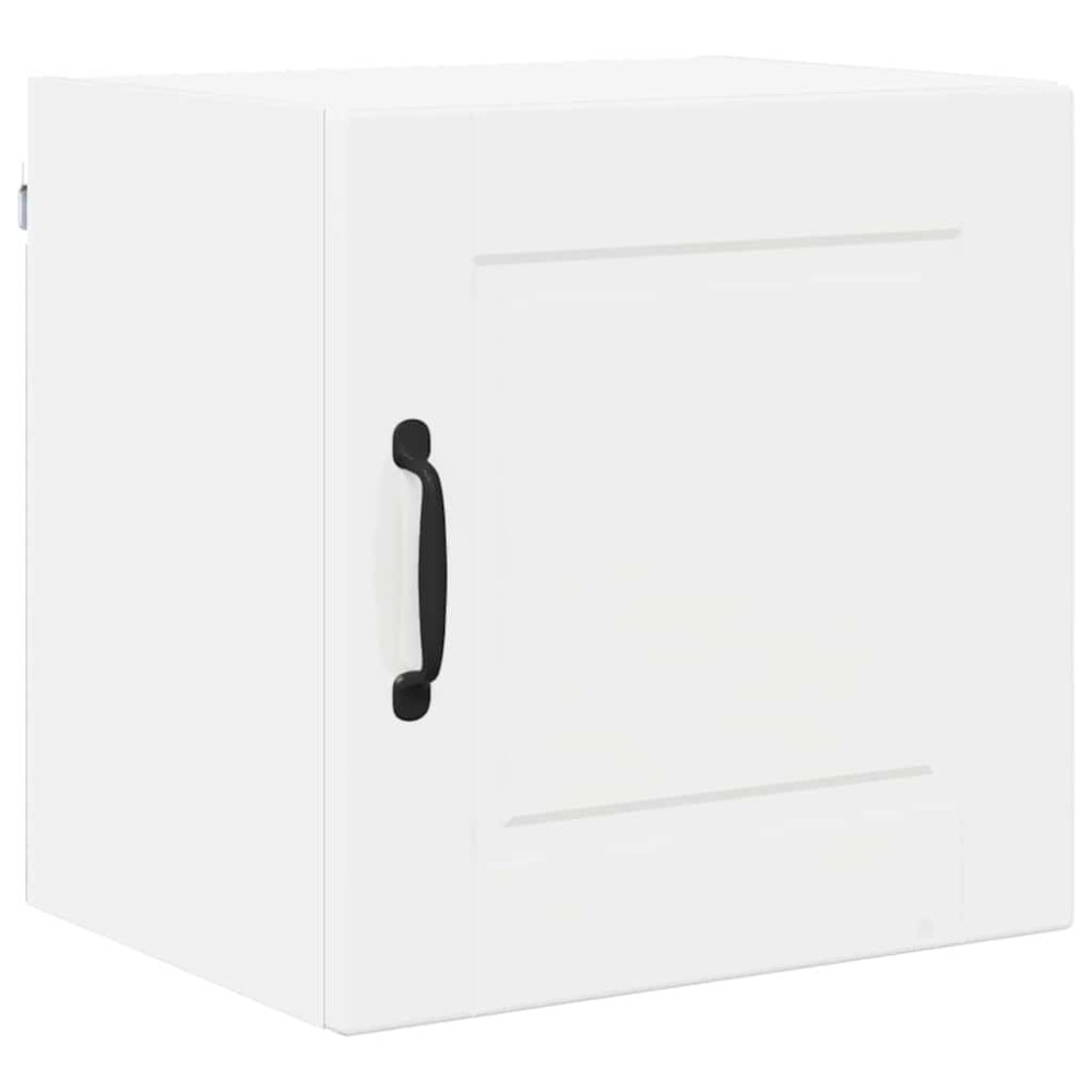 Produktbild för Väggskåp PORTO 2 pcs Högblanka vita 40 x 31 x 40 cm