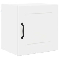 Produktbild för Väggskåp PORTO 2 pcs Högblanka vita 40 x 31 x 40 cm