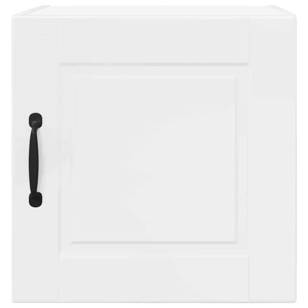 Produktbild för Väggskåp PORTO 2 pcs Högblanka vita 40 x 31 x 40 cm