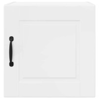 Produktbild för Väggskåp PORTO 2 pcs Högblanka vita 40 x 31 x 40 cm