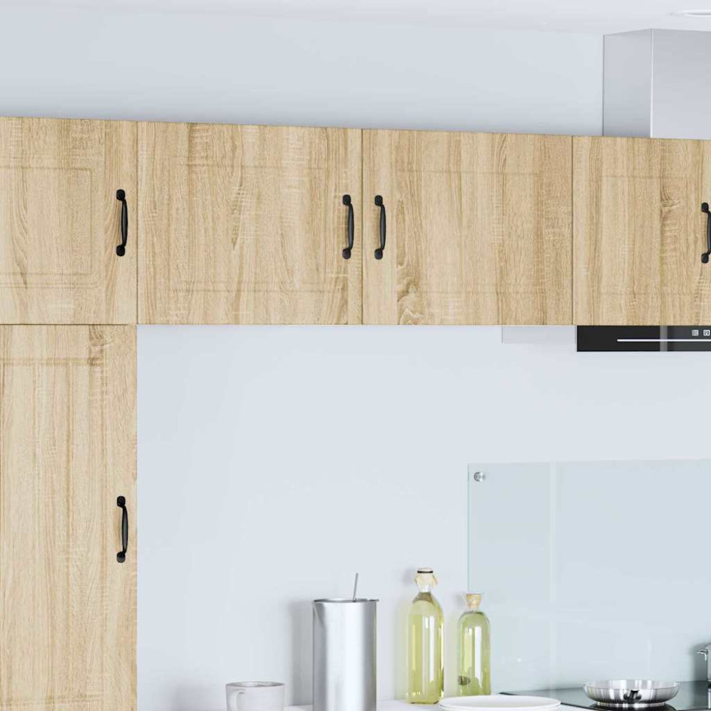 Produktbild för Väggskåp PORTO 2 pcs Sonoma-ek 50 x 31 x 40 cm Konstruerat trä