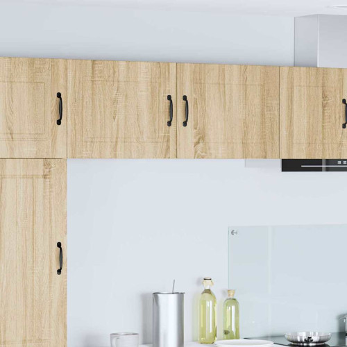 vidaXL Väggskåp PORTO 2 pcs Sonoma-ek 50 x 31 x 40 cm Konstruerat trä