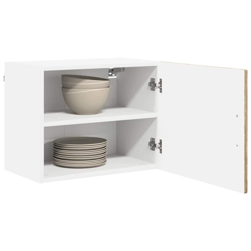 Produktbild för Väggskåp PORTO 2 pcs Sonoma-ek 50 x 31 x 40 cm Konstruerat trä