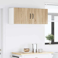 Produktbild för Väggskåp PORTO 2 pcs Sonoma-ek 50 x 31 x 40 cm Konstruerat trä