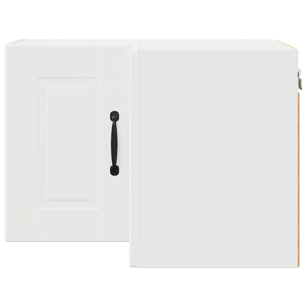 Produktbild för Vägghörnskåp PORTO Vit 57 x 57 x 40 cm Konstruerat trä