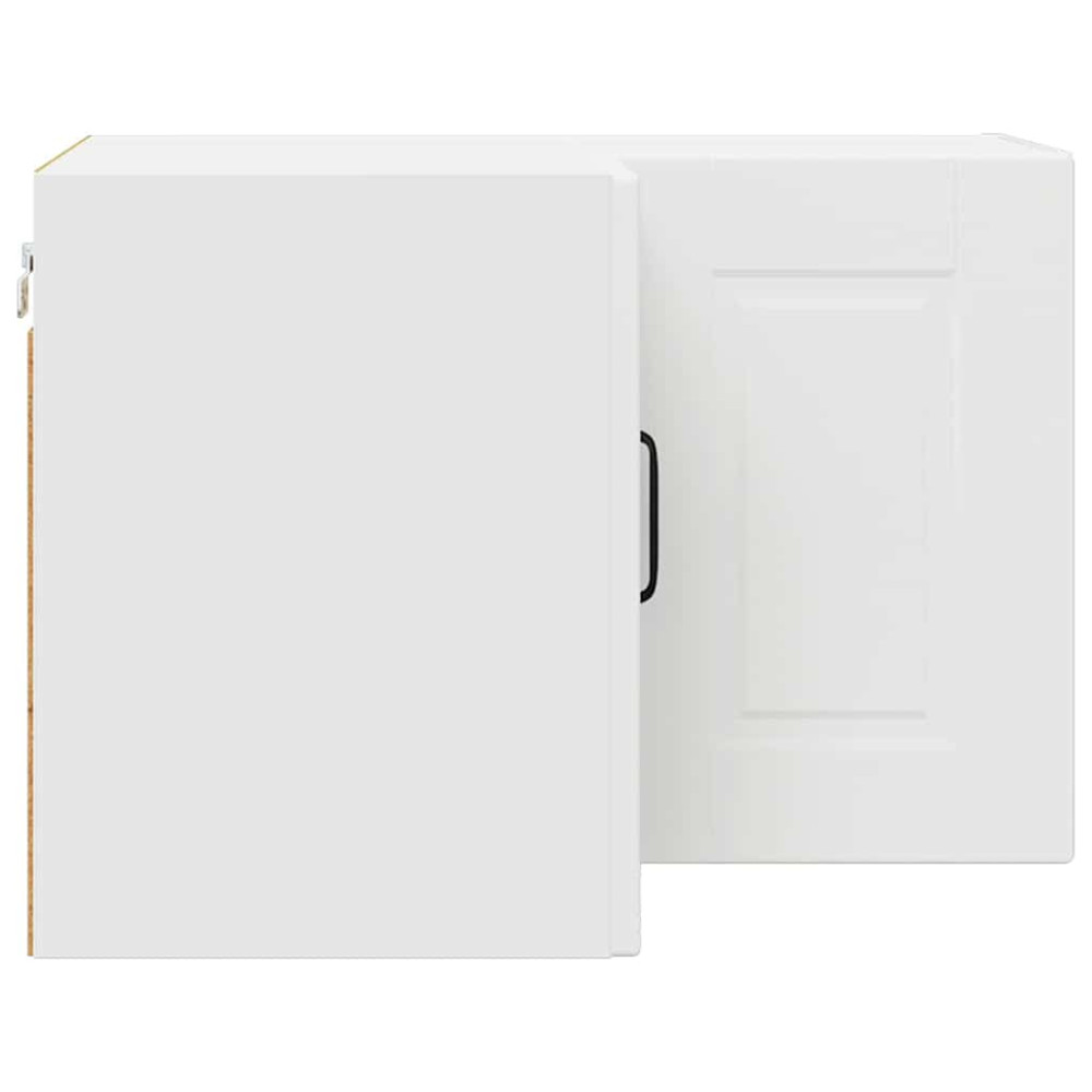 Produktbild för Vägghörnskåp PORTO Vit 57 x 57 x 40 cm Konstruerat trä