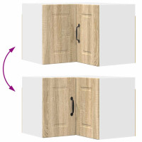 Produktbild för Vägghörnskåp PORTO Sonoma-ek 57 x 57 x 40 cm Konstruerat trä