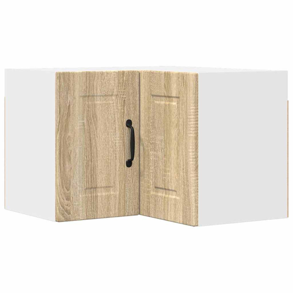 Produktbild för Vägghörnskåp PORTO Sonoma-ek 57 x 57 x 40 cm Konstruerat trä