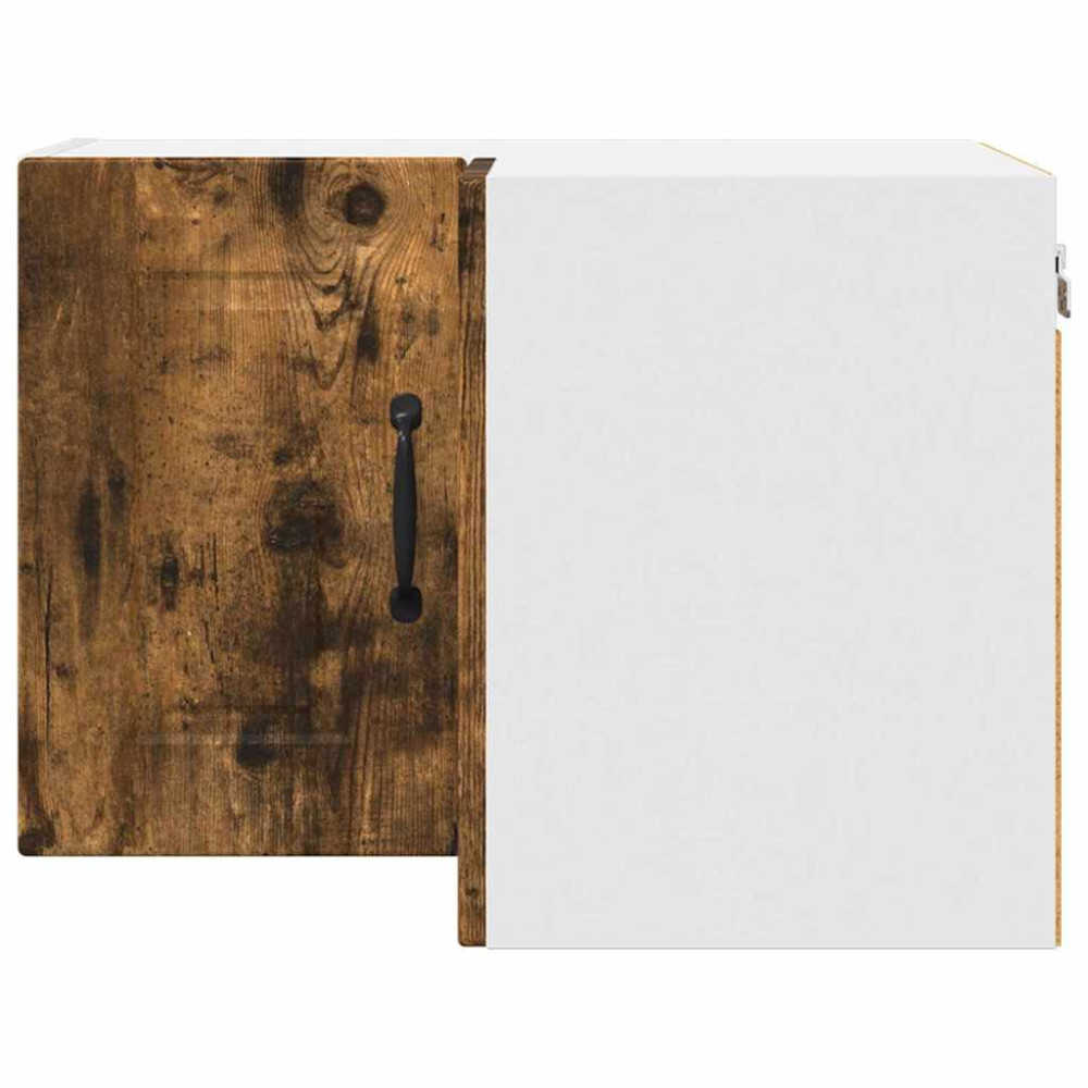 Produktbild för Vägghörnskåp PORTO Rökt ek 57 x 57 x 40 cm Konstruerat trä