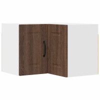 Produktbild för Vägghörnskåp PORTO Brun Ek 57 x 57 x 40 cm Konstruerat trä
