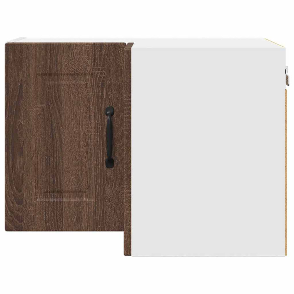 Produktbild för Vägghörnskåp PORTO Brun Ek 57 x 57 x 40 cm Konstruerat trä