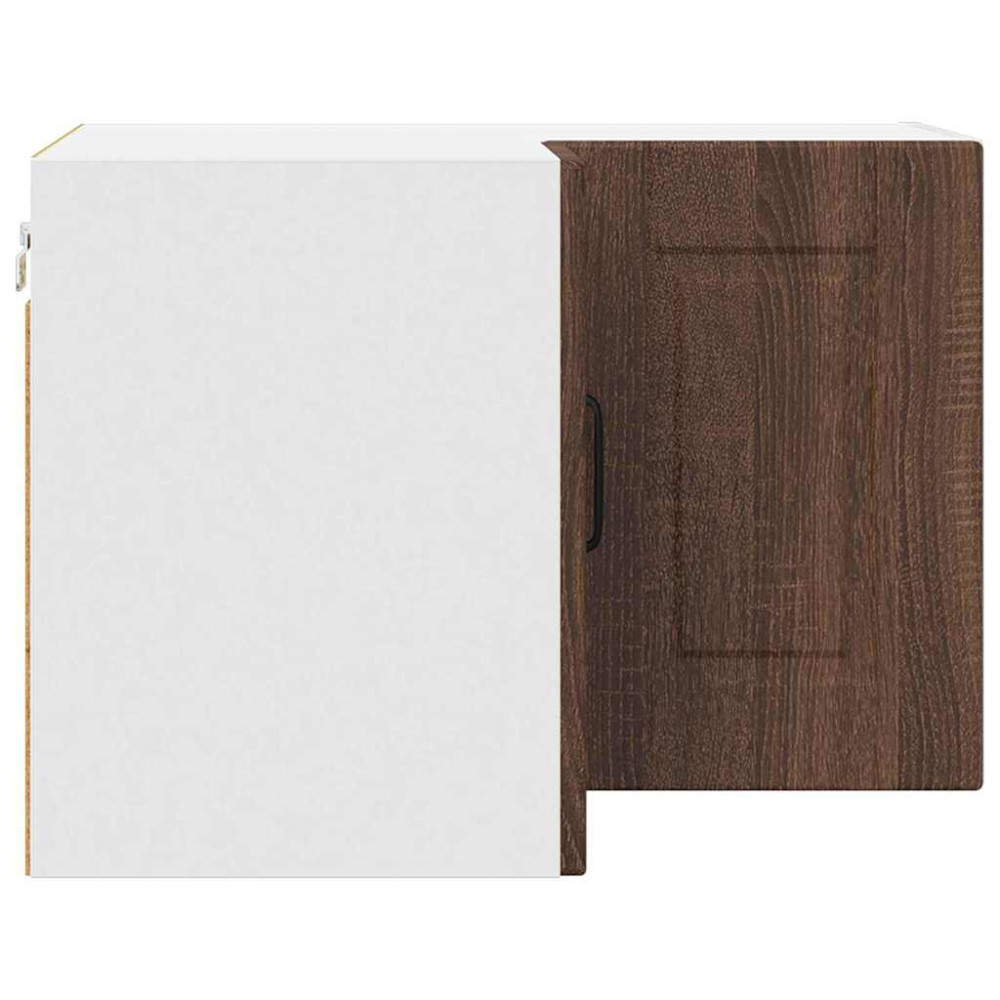 Produktbild för Vägghörnskåp PORTO Brun Ek 57 x 57 x 40 cm Konstruerat trä