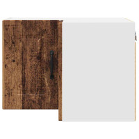 Produktbild för Vägghörnskåp PORTO Gammalt trä 57 x 57 x 40 cm Konstruerat trä