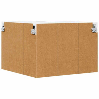 Produktbild för Vägghörnskåp PORTO Gammalt trä 57 x 57 x 40 cm Konstruerat trä