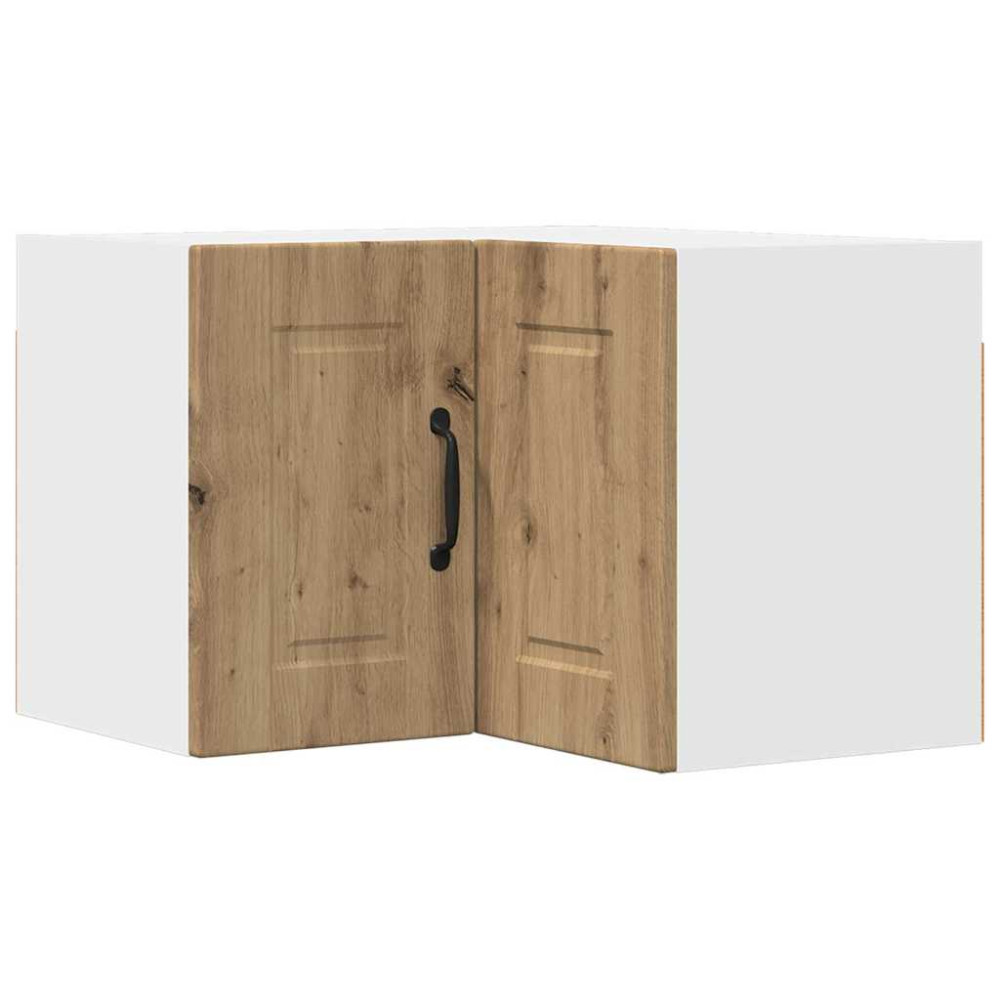 Produktbild för Vägghörnskåp PORTO Artisan Ek 57 x 57 x 40 cm Konstruerat trä