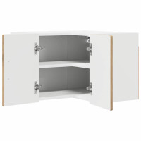 Produktbild för Vägghörnskåp PORTO Artisan Ek 57 x 57 x 40 cm Konstruerat trä