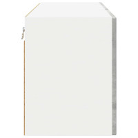 Produktbild för Väggglasförråd PORTO 2 pcs Betonggrå 60 x 31 x 40 cm