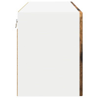 Produktbild för Väggglasförråd PORTO Rökt ek 60 x 31 x 40 cm Konstruerat trä