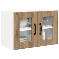 Produktbild för Väggglasförråd PORTO 2 pcs Artisan Ek 60 x 31 x 40 cm