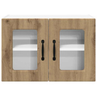 Produktbild för Väggglasförråd PORTO 2 pcs Artisan Ek 60 x 31 x 40 cm