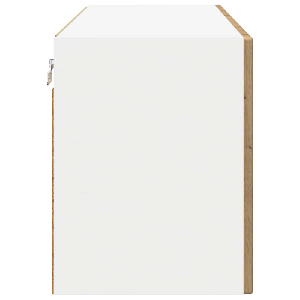 Produktbild för Väggglasförråd PORTO 2 pcs Artisan Ek 60 x 31 x 40 cm