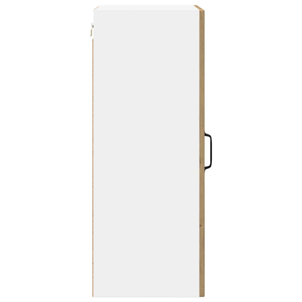 Produktbild för Väggglasstomme PORTO Artisan Ek 40 x 31 x 80 cm Konstruerat trä
