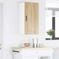 Produktbild för Väggskåp PORTO Sonoma-ek 40 x 31 x 80 cm Konstruerat trä