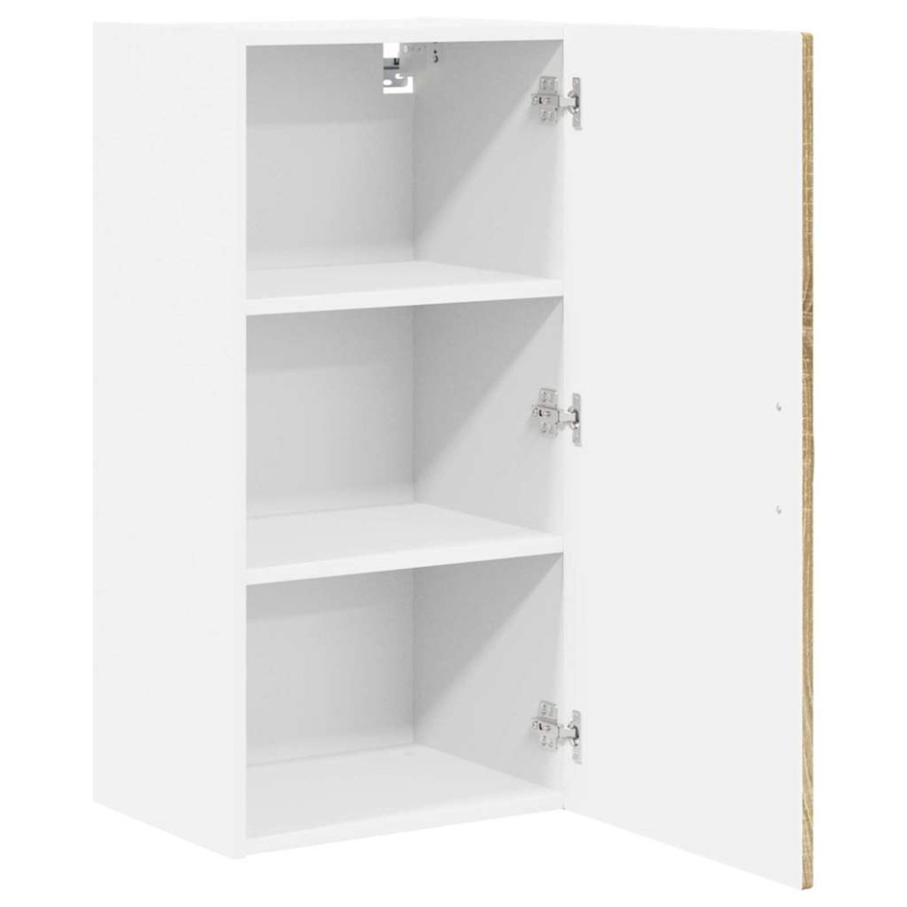Produktbild för Väggskåp PORTO Sonoma-ek 40 x 31 x 80 cm Konstruerat trä