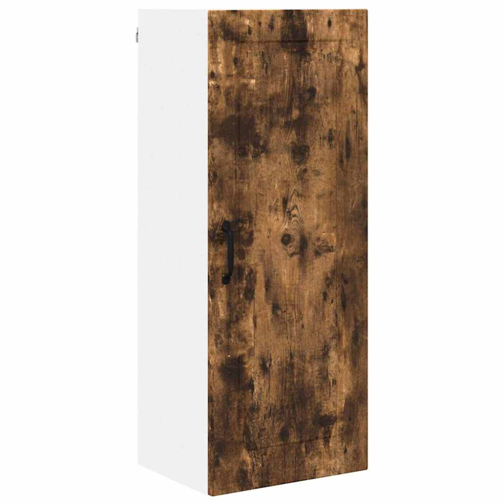 Produktbild för Väggskåp PORTO Rökt ek 40 x 31 x 100 cm Konstruerat trä