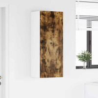Produktbild för Väggskåp PORTO Rökt ek 40 x 31 x 100 cm Konstruerat trä