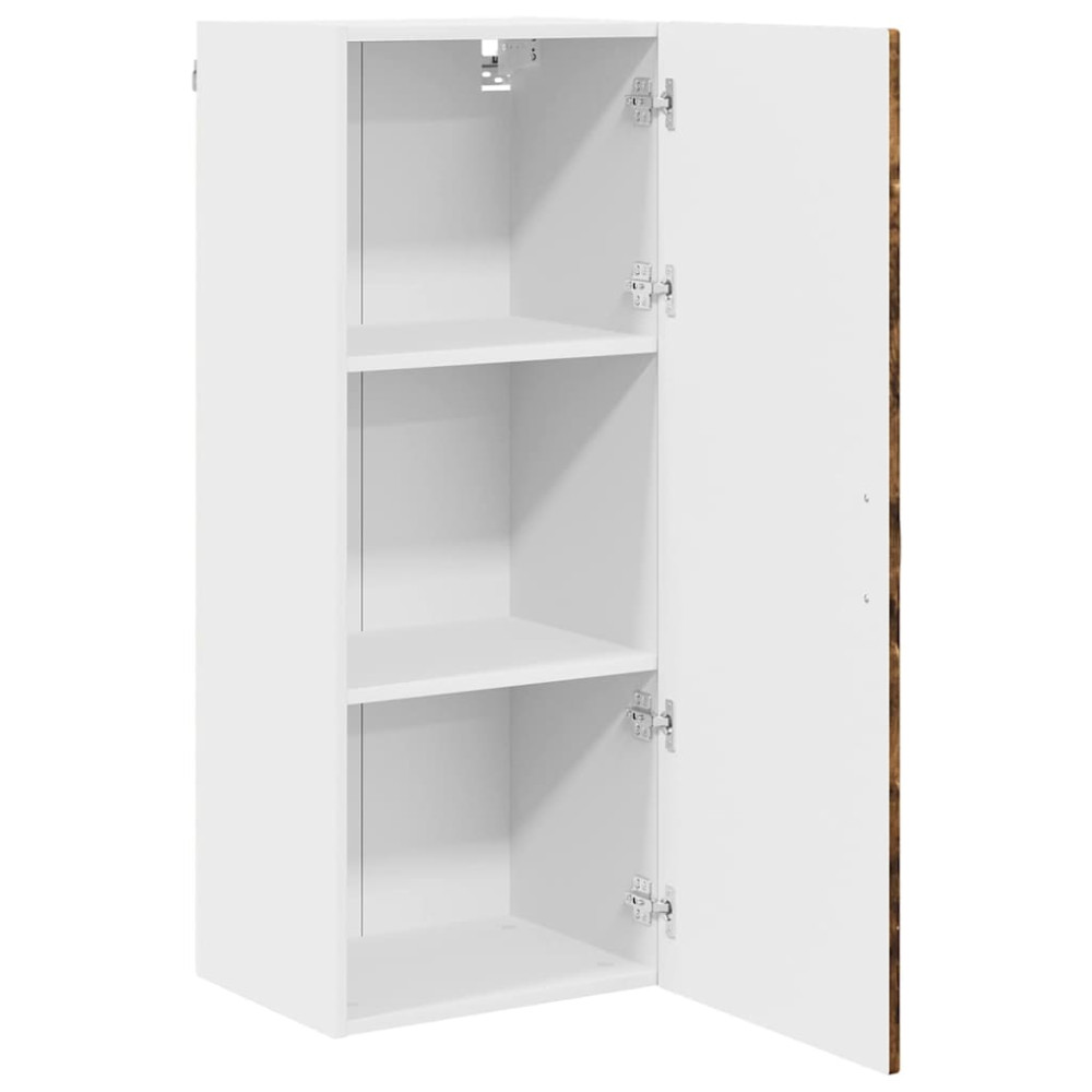 Produktbild för Väggskåp PORTO Rökt ek 40 x 31 x 100 cm Konstruerat trä