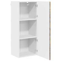 Produktbild för Väggskåp PORTO Rökt ek 40 x 31 x 100 cm Konstruerat trä