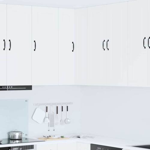 vidaXL Vägghörnskåp PORTO Vit 57 x 57 x 100 cm Konstruerat trä
