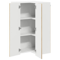 Produktbild för Vägghörnskåp PORTO Sonoma-ek 57 x 57 x 100 cm Konstruerat trä